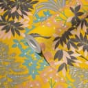 Papel pintado Jungla amarillo, negro - papel pintado tejido-no tejido hojas plantas diseño moderno papel pintado