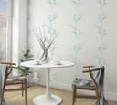 Papel pintado no tejido Floral Moderno en Greige 