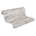 Papel pintado aspecto escayola gris crema - papel pintado tejido-no tejido A.S. Création
