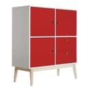 Vinilo adhesivo muebles - Uni rojo
