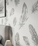 Papel pintado no tejido liso moderno en beige 