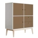 Vinilo adhesivo muebles - marrón claro liso
