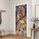 Vinilo para puertas Burggarten - Trébol - Decoración autoadhesiva para puertas