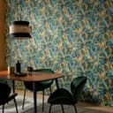 Papel pintado no tejido SERENADE Elle Decoration 4, petróleo