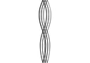 Diseño de puerta wave 39x200 cm