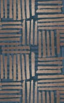 Fotomurale Rayas abstractas en azul y beige con aspecto de pincel 3,4 x 2,12 m