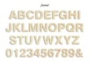 Letras de madera 20 cm altura letra