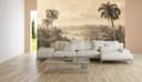 fotomural JungleVintage en beige crema - Papel pintado tejido-no tejido Designwalls 2 - 2,55 x 3,5 m