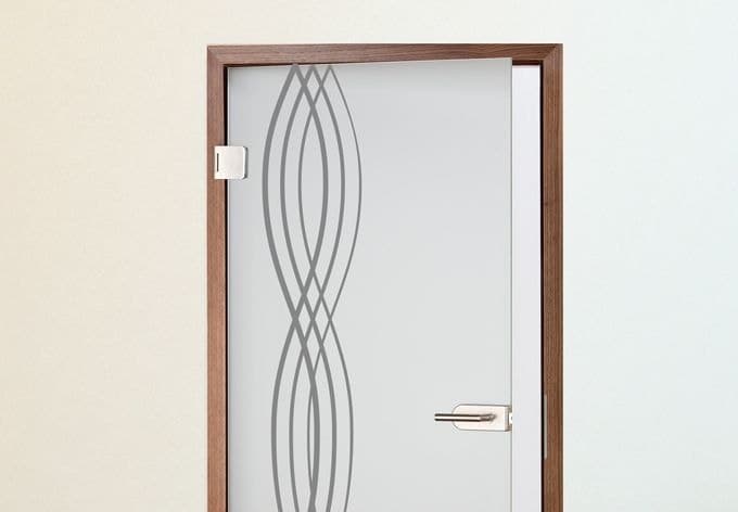 Diseño de puerta wave 39x200 cm