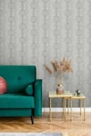 Papel pintado no tejido gráfico moderno en beige 