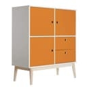 Vinilo adhesivo muebles - naranja pastel liso