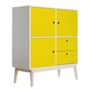 Vinilo adhesivo muebles - amarillo liso
