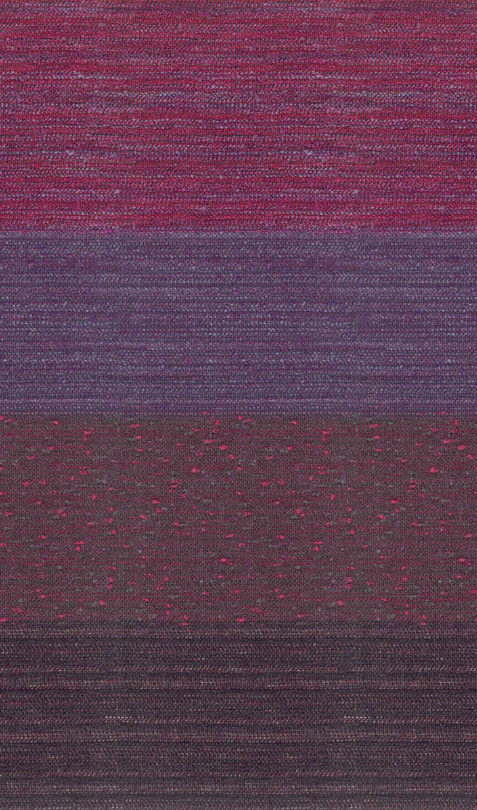 Fotomurale con motivo textil aspecto degradado en burdeos púrpura y gris 2,7 x 1,59 m