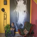 Fotomural Caballo blanco - 144x260 cm