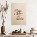 Cuadro de madera 5 en Club & Coffee