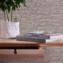 Papel pintado efecto piedra gris marrón - Papel pintado no tejido A.S. Création
