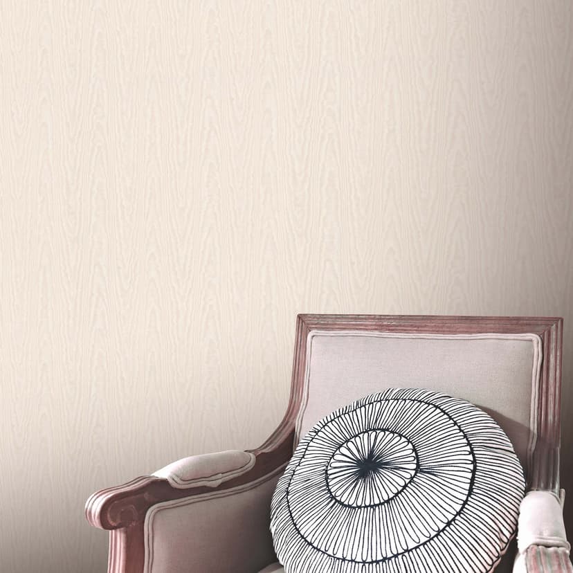 Papel pintado efecto luz, papel pintado no tejido Erismann Versailles rosa, crema