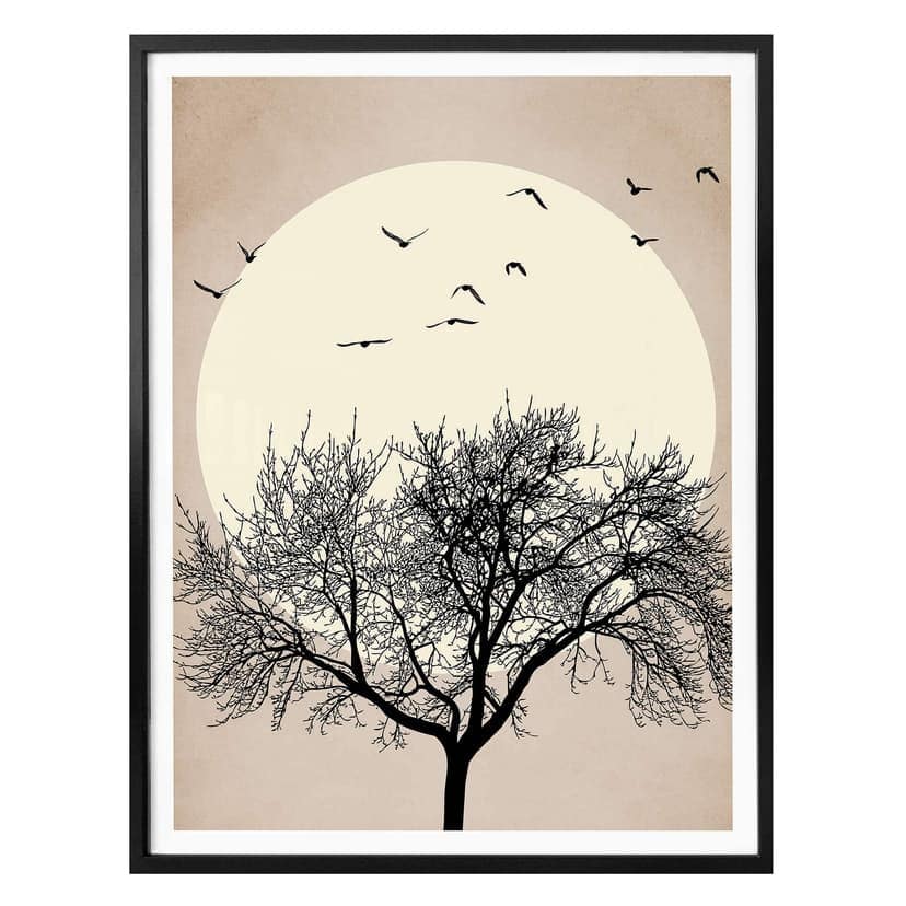 Póster Kubistika - Sueño de invierno