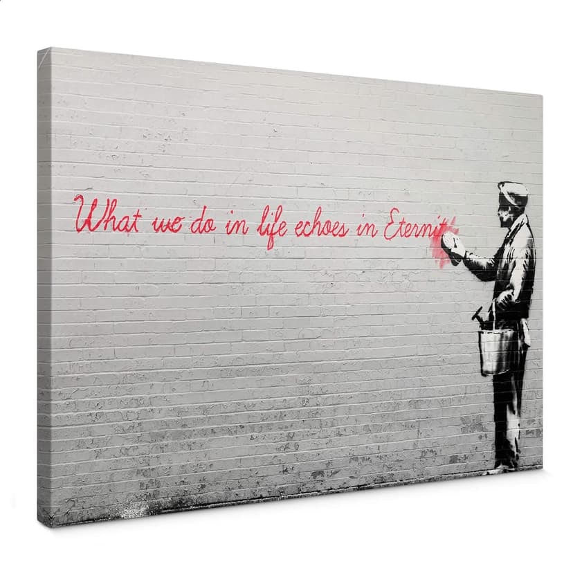 Lienzo Banksy - Ecos en la eternidad