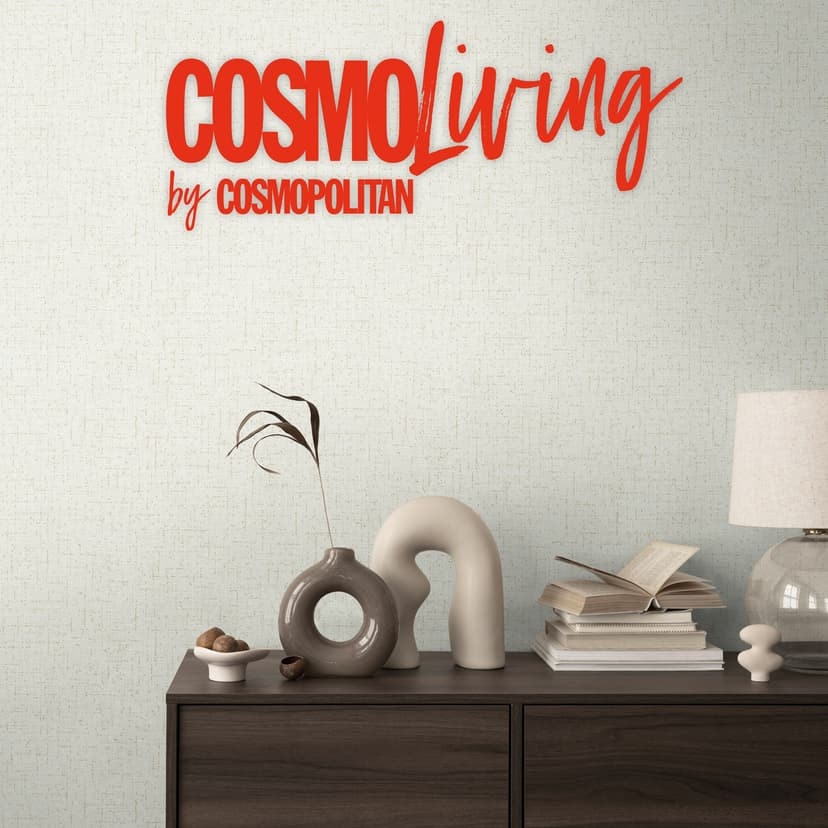 COSMOPOLITAN Papel pintado blanco moteado con textura elegante Papel pintado no tejido dormitorio