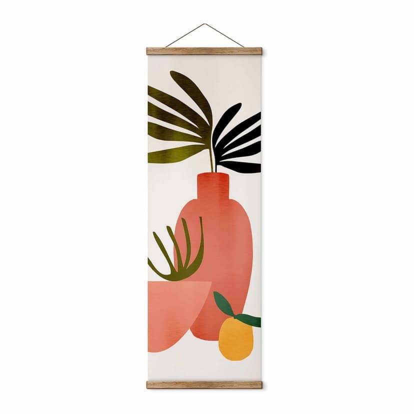 Póster de tela Cubistika - Limón jugoso