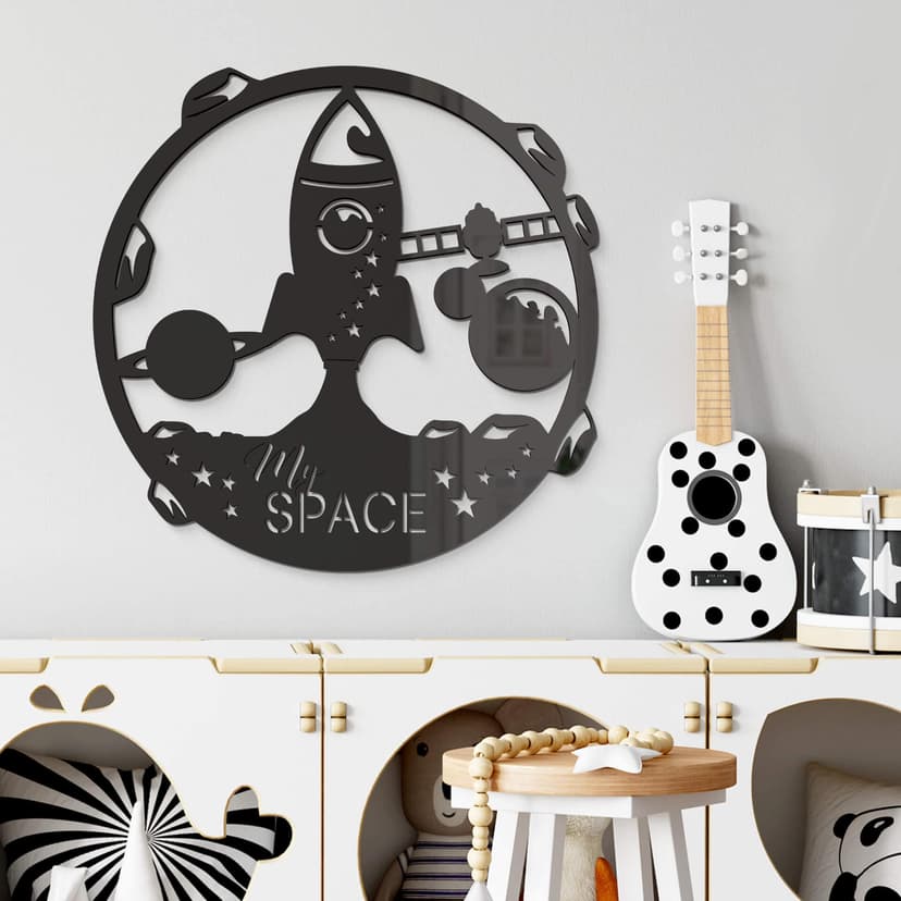 Decoración acrílica My Space rocket