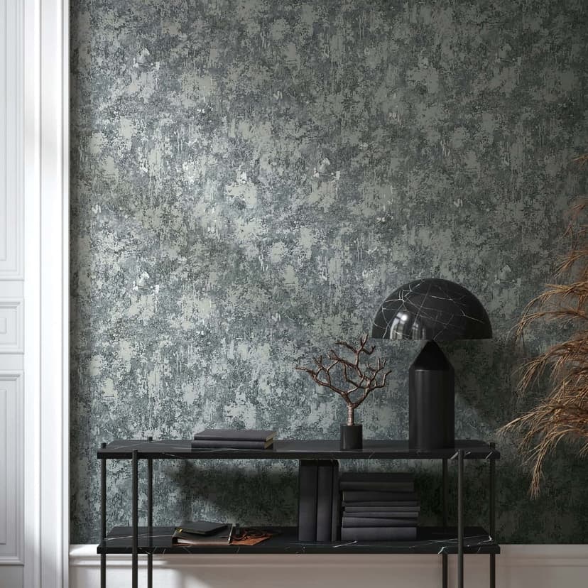 Papel pintado no tejido textura aspecto hormigón moderno en gris