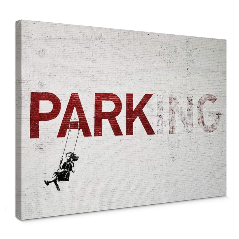 Lienzo Banksy - Aparcamiento