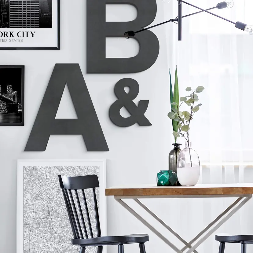 MDF - Decoración en madera letras sueltas Swiss