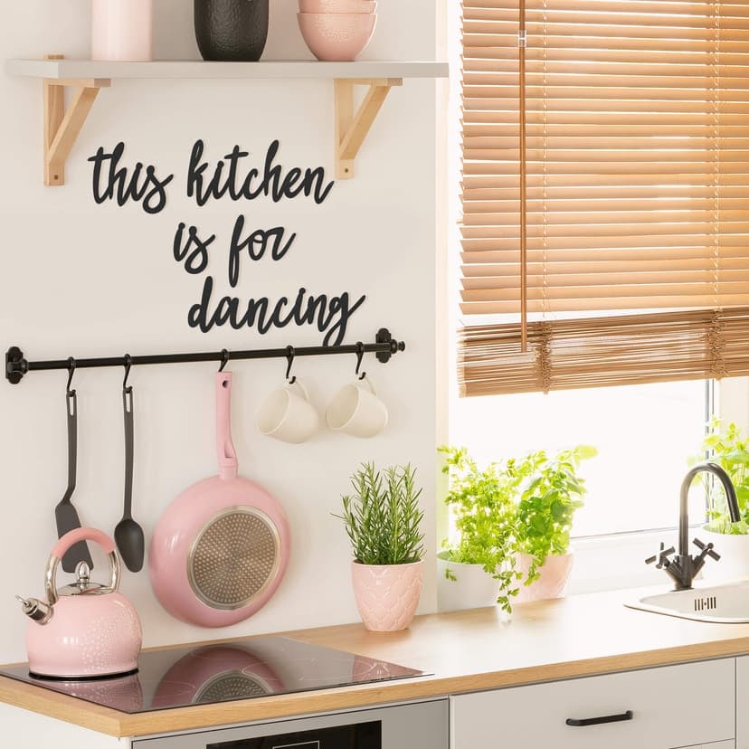 letras 3D - Cocina - Esta cocina es para bailar - Madera MDF