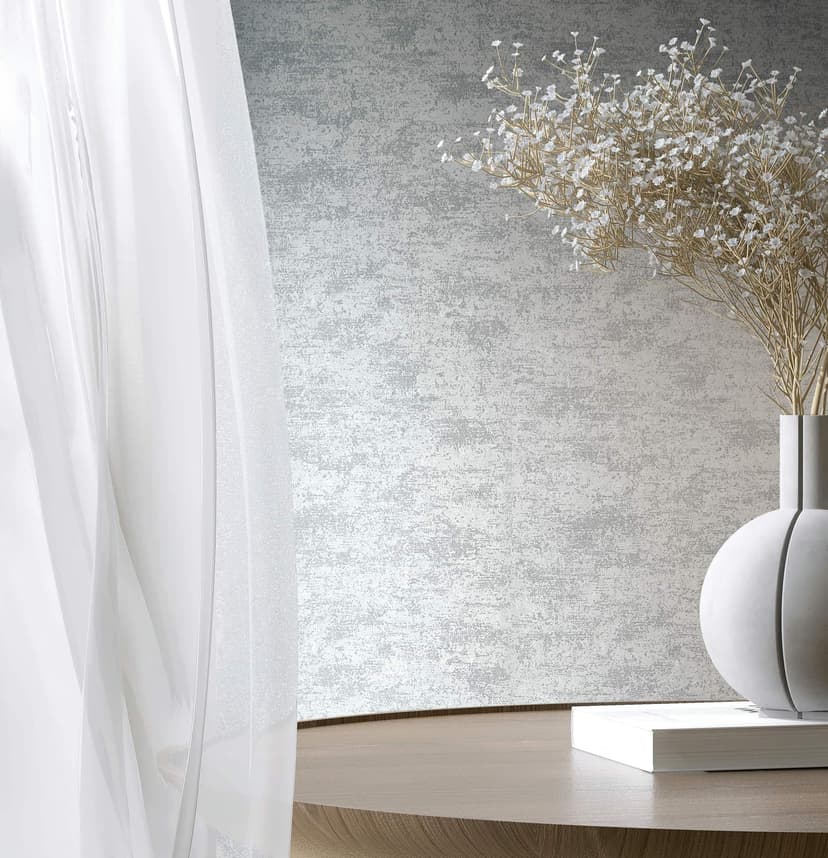 Papel pintado no tejido textura moderna en gris