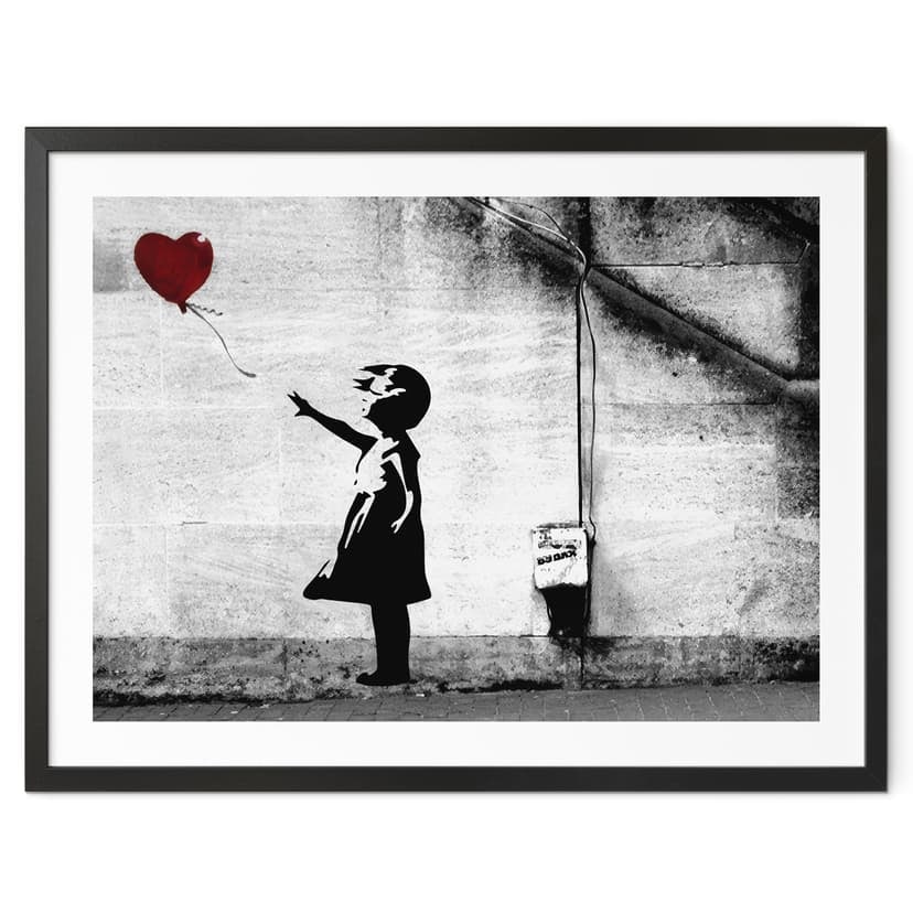 Póster Banksy - Chica con globo