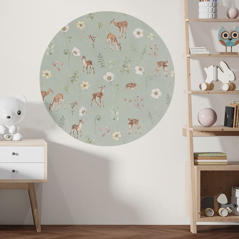 Sueño de cervatillo en el verde - Kikki Belle - Round