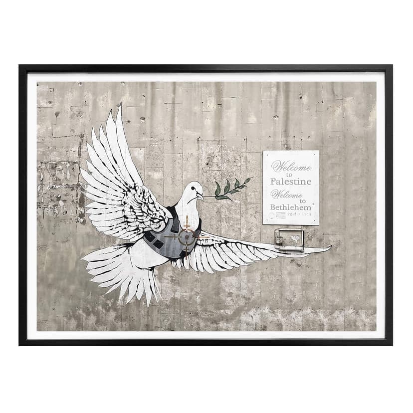 Póster Banksy - La paloma de la paz