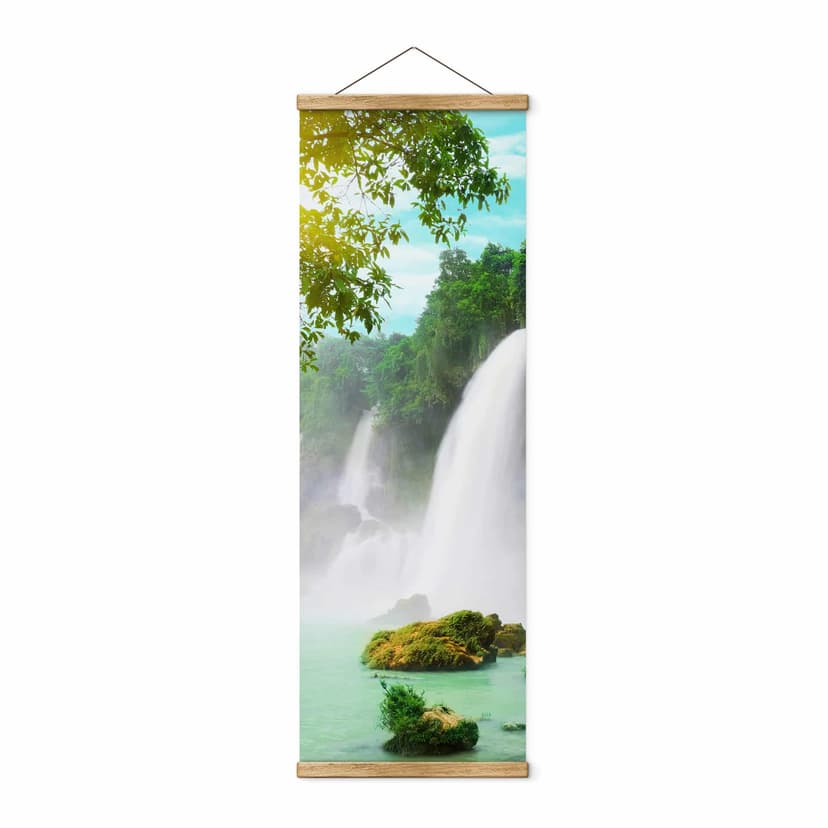 Póster de tela Blue Lagoon - Panorama