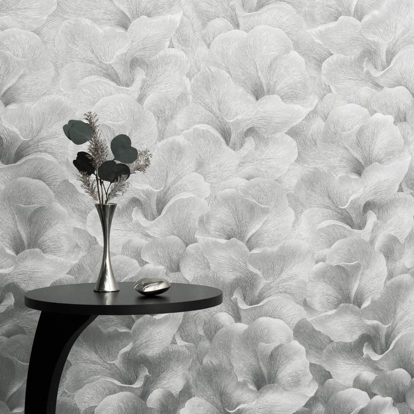 Guido Maria Kretschmer papel pintado motivo floral Floral Glow Fashion para pared 5 plata