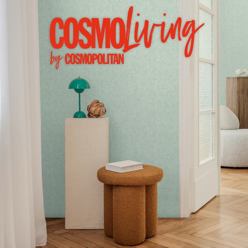 COSMOPOLITAN Papel pintado liso verde menta claro - Papel pintado no tejido dormitorio salón