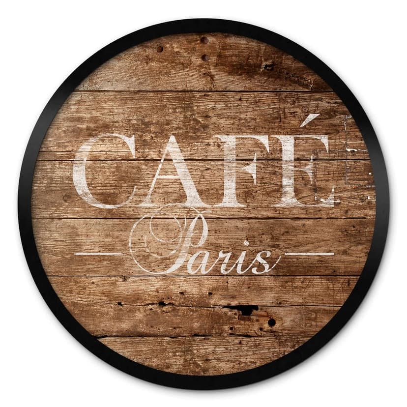 Póster Café París - Redondo