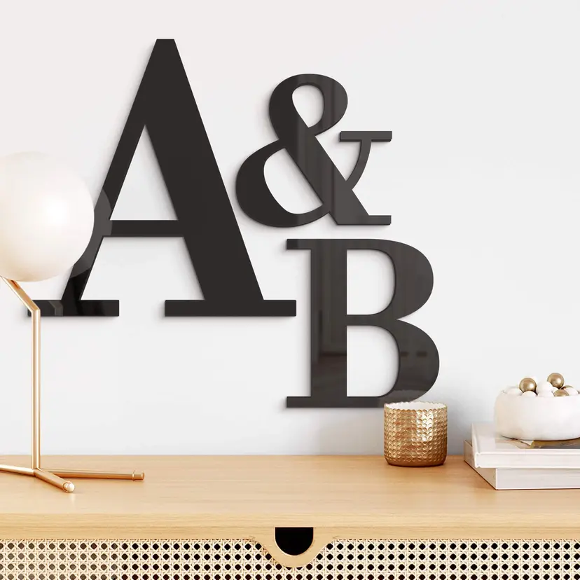 Letras acrílicas - Fuente Bodoni