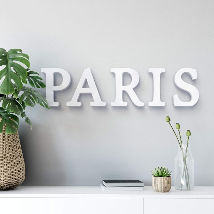 letras decorativas 3D París