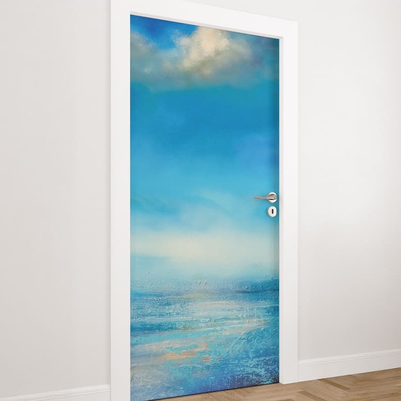 Folio de puerta Endless expanse en azul - Schmucker