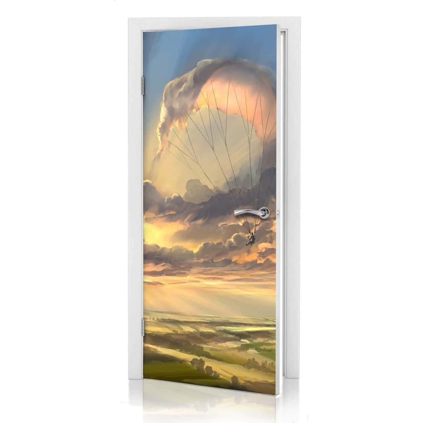 Diseño de puerta aerroscape - Vuelo en nubes