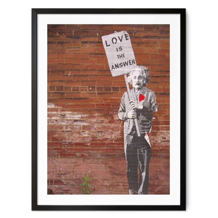 Póster Banksy - El amor es la respuesta