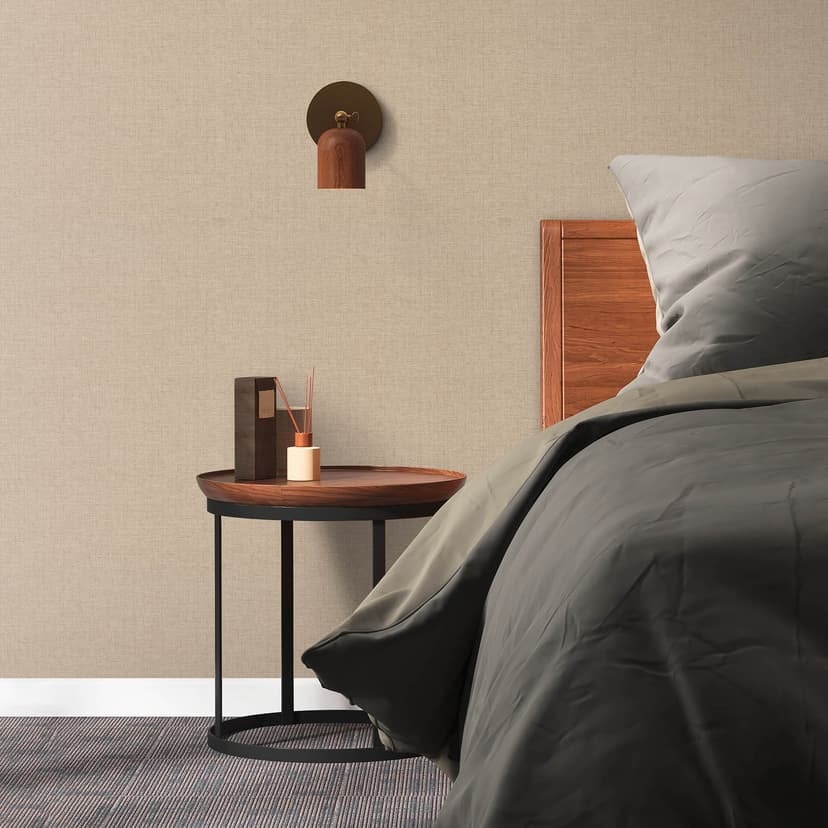 Guido Maria Kretschmer papel pintado unitario Echo & Soft Loom Fashion para pared 5 marrón claro