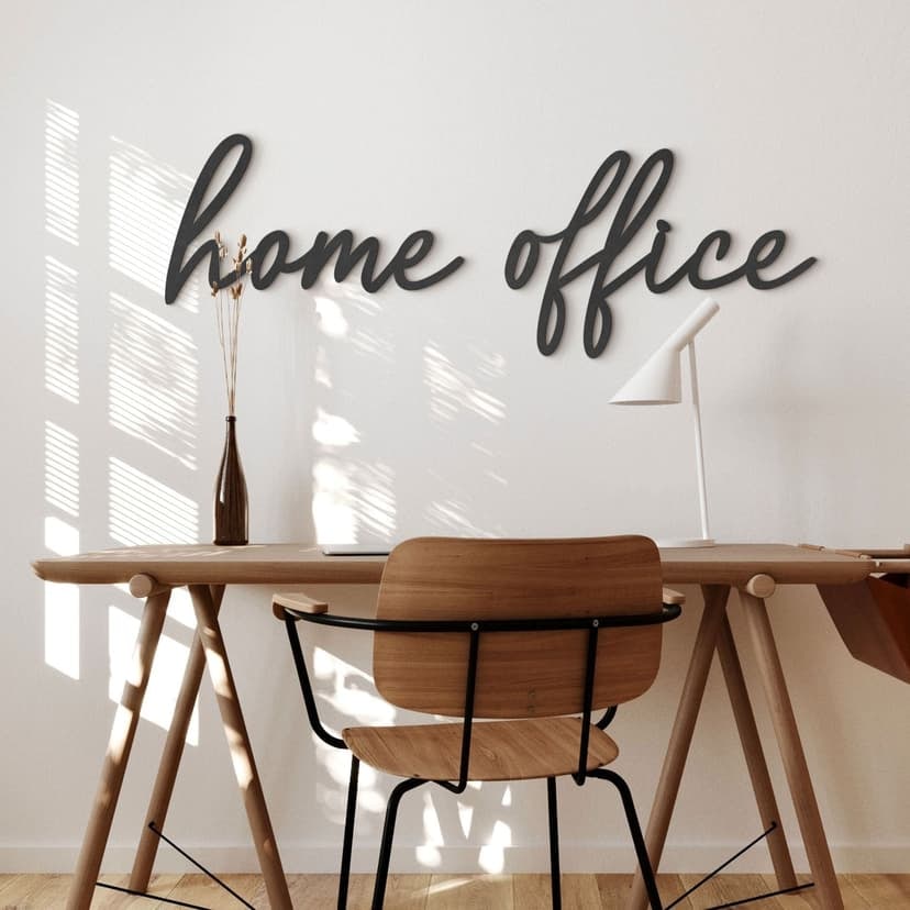 3D lettering Home Office - Decoración MDF