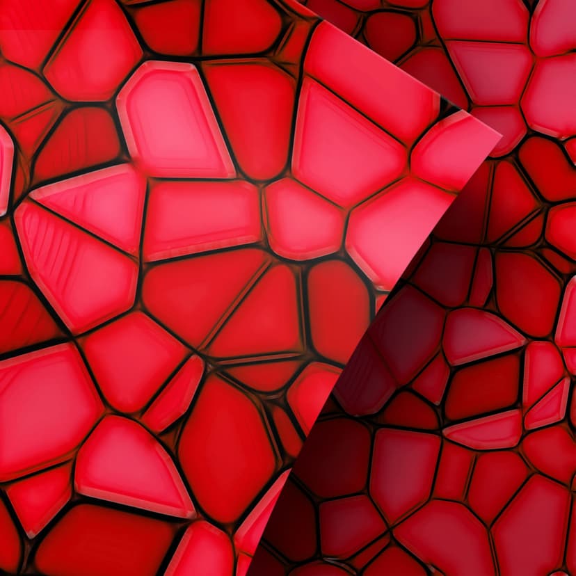 Vinilo adhesivo muebles, vinilo decorativo - limpieza fácil - mosaico rojo