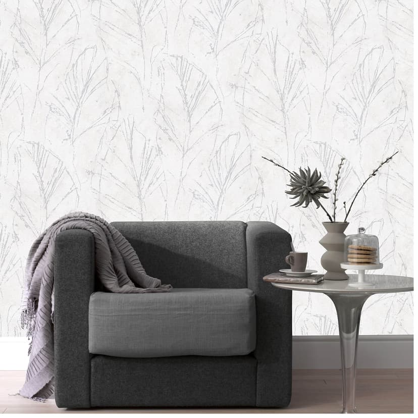 Papel pintado no tejido Erismann Evolution gris