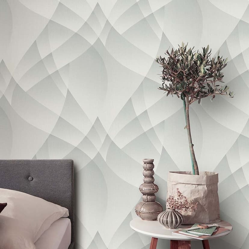 papel pintado 3D, papel pintado geométrico Fashion for Walls 4 de Guido Maria Kretschmer gris