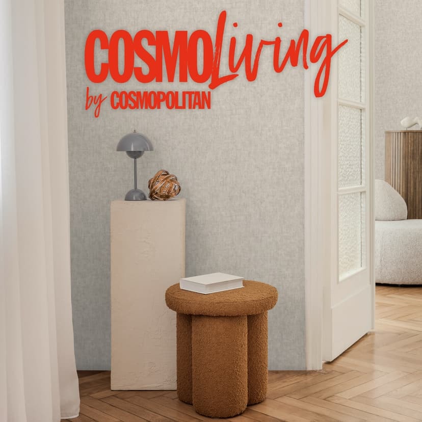 COSMOPOLITAN Papel pintado Uni gris - Papel pintado no tejido de diseño salón dormitorio