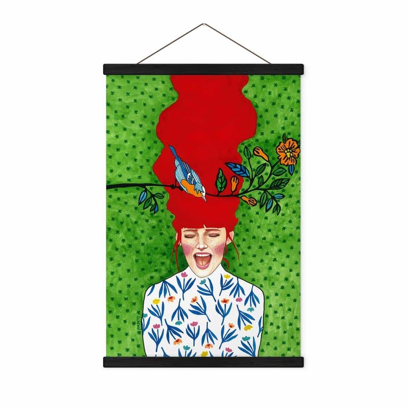 Póster de tela momento primavera - Hülya